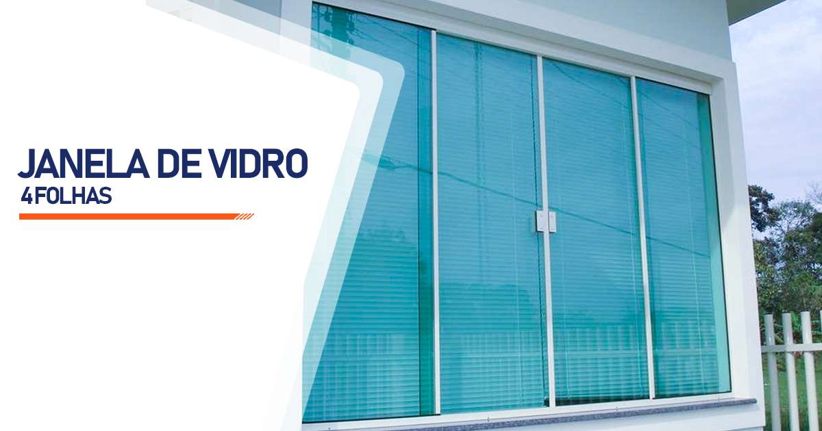Janela De Vidro 4 Folhas Recife Água Fria PE